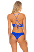 Luli Fama Orillas Del Mar Ribbed Banded X-Back Bikini Top